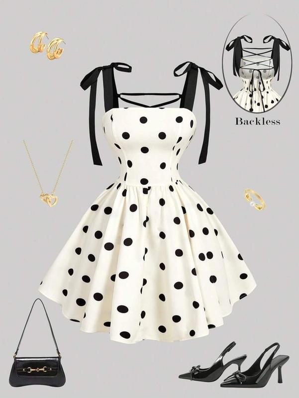 Romantic Backless Tie-Up Bowknot Dress | Party & Date Night Dress for Women