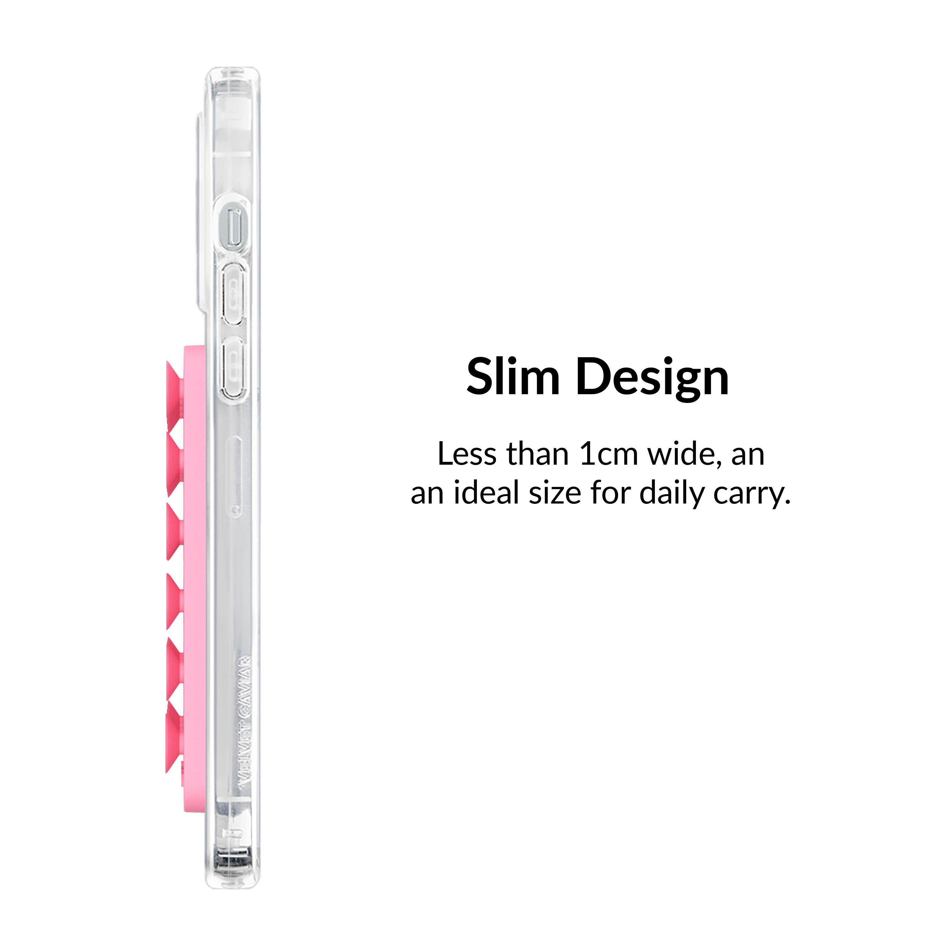 Velvet Caviar Pink MightyGrip MagSafe Mount - Suction Cup Phone Case Mount Compatible with MagSafe Devices Only - Magnetic Silicone Sticky Phone Grip