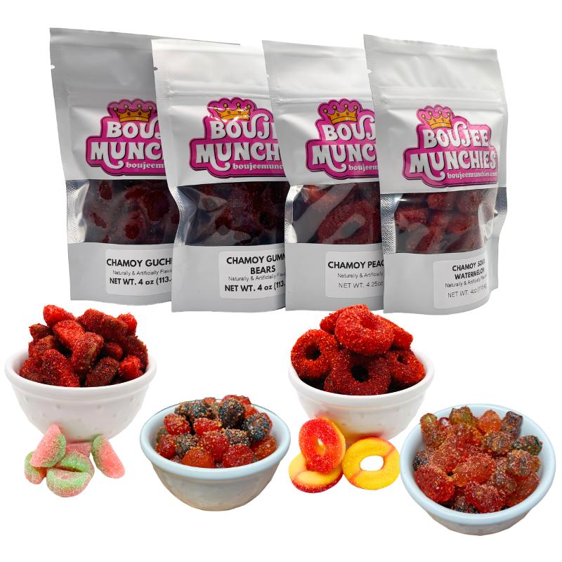 Boujee Munchies Chamoy Candy Box Snack Sweet Tangy Bonbon Sour