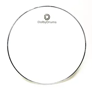 Dolby Drums 22” 3-Ply MESH Low Volume Resonant or Batter Drumhead White