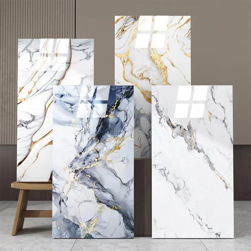 Elegant White Matte Marble Self-Adhesive Removable PVC Panels Set, 20/40-Pack Modular Peel-and-Stick Home Decor, Waterproof Countertop Tiles, Marble Backsplash Wallpaper for Kitchen & Bathroom with Simple Installation, Bathroom Decor Ideas, House Decor