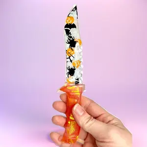 Cute Halloween Themed Resin Decorative Fake Dagger