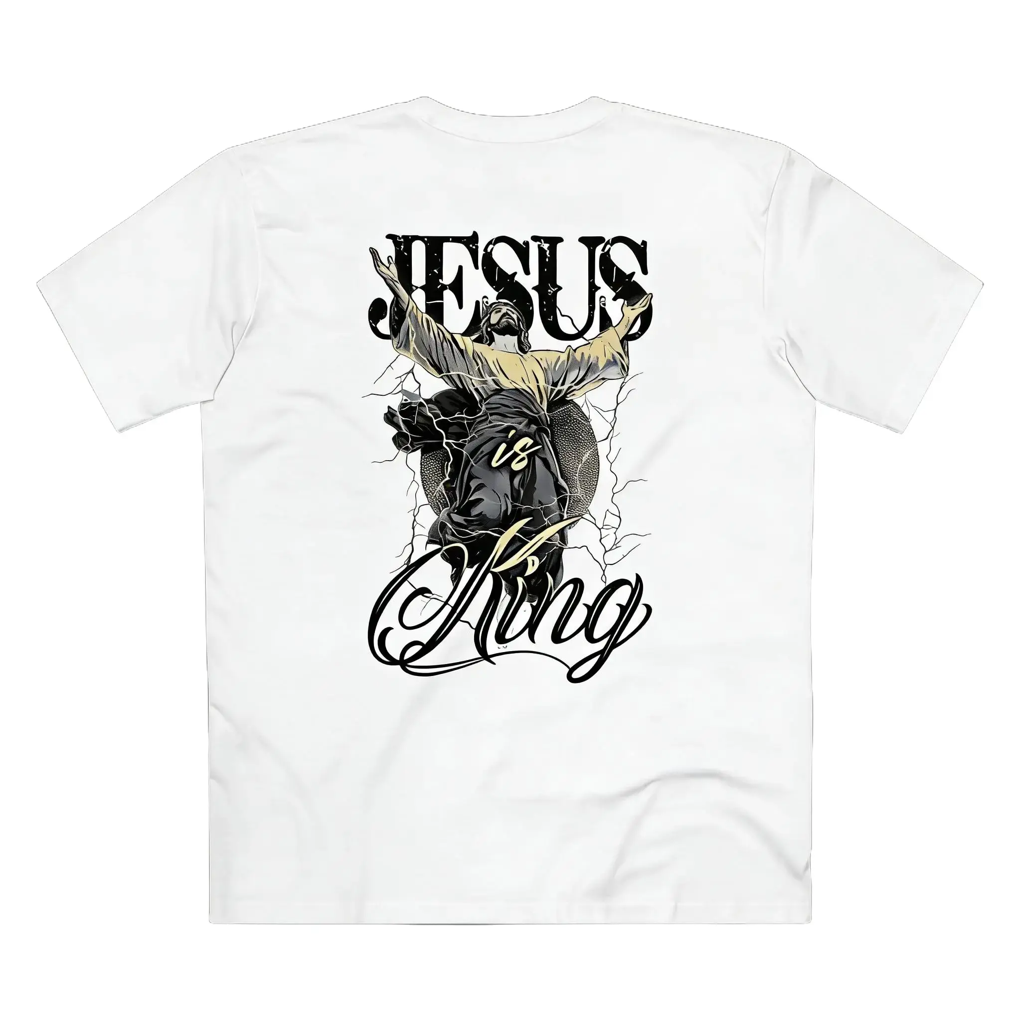Jesus Is King Classic Graphic T-Shirt |   Minimalist Christian Unisex Tee