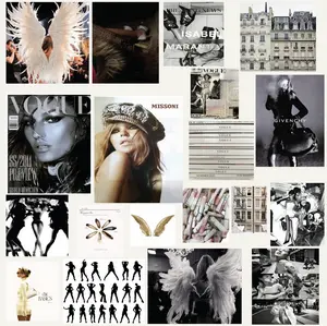 Vintage magazine poster set / coquette / Vogue chic 19 set