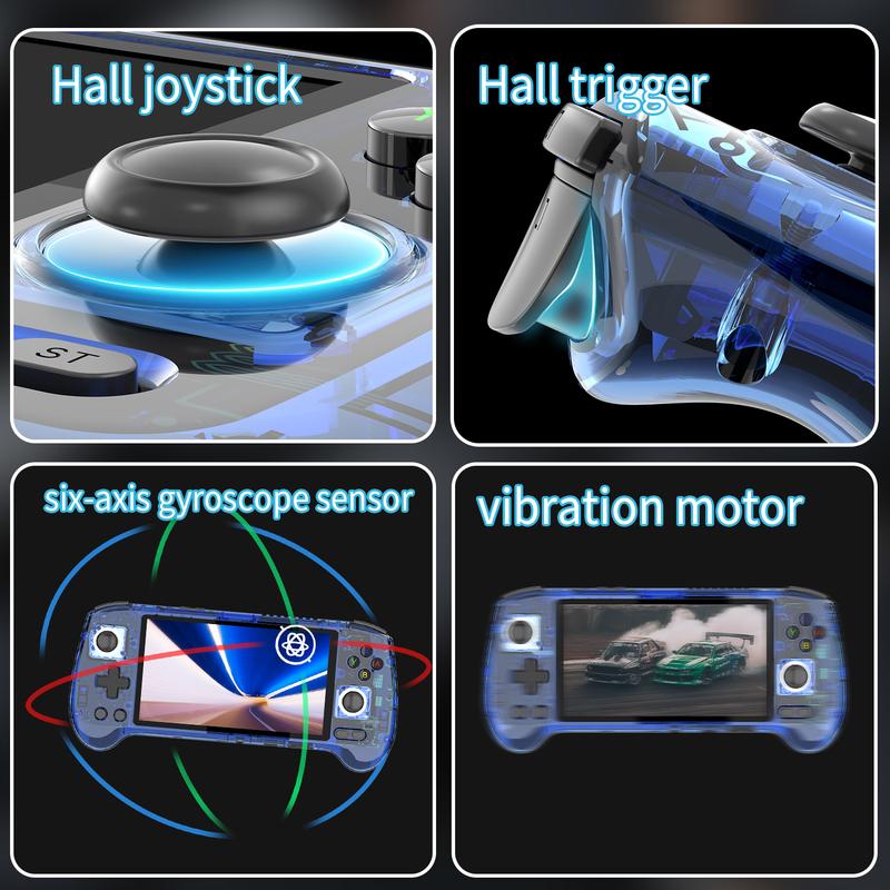 ANBERNIC RG556 Handheld Game Console Unisoc T820 Android 13 5.48 inch AMOLED Screen 5500mAh WIFI Bluetooth Retro Video Players RG556 The Best Gift ANBERNIC RG556 Handheld Game Console Unisoc T820 Android 13 5.48 inch AMOLED Screen 5500mAh WIFI Bluetooth Retro Video Players RG556 The Best Gift