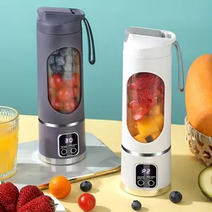 Portable Vegetable Cup Mini Juicer Blender – Best 2-in-1 Ice Crusher & Smoothie Maker | USB Rechargeable Portable Blender for Fresh Juice, Shakes & Baby Food | Perfect for Liquid Diets | Easy to Clean | Great for Home, Office, Dorm & Back-to-School Gifts