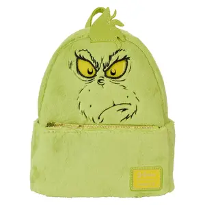 Loungefly Dr. Seuss' How The Grinch Stole Christmas! Plush Cosplay Light Up Mini Backpack