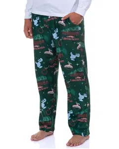 National Lampoon's Christmas Vacation Pajamas Men's Fleece Lounge Bottoms PJ Pants