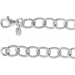 Men’s Sterling Silver Cable Chain