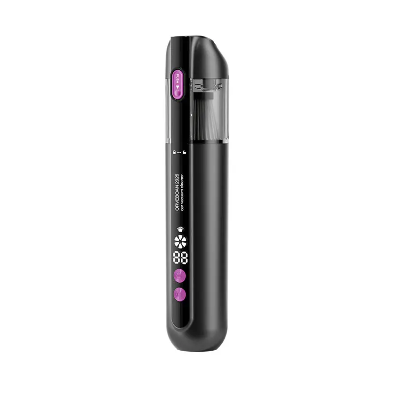 Mini Cordless Handheld Stick Vacuum Cleaner, 75W Powerful Suction 220V, 265*60*70mm Lightweight Portable Wireless, Multiple Attachments for Home & Car Pet Hair Dust Crumbs Small Messes Quick Clean, Stick Vacuums, Home & Car Cleaning