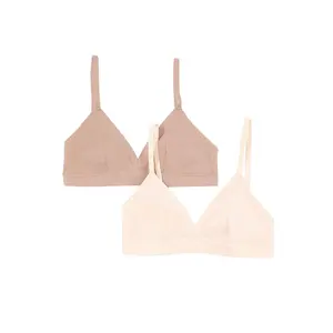 Pima Cotton Wireless Bra 2-Pack