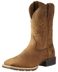 Ariat Men's Distressed Hybrid Rancher Western Performance Boot Broad Square Toe - 10023175