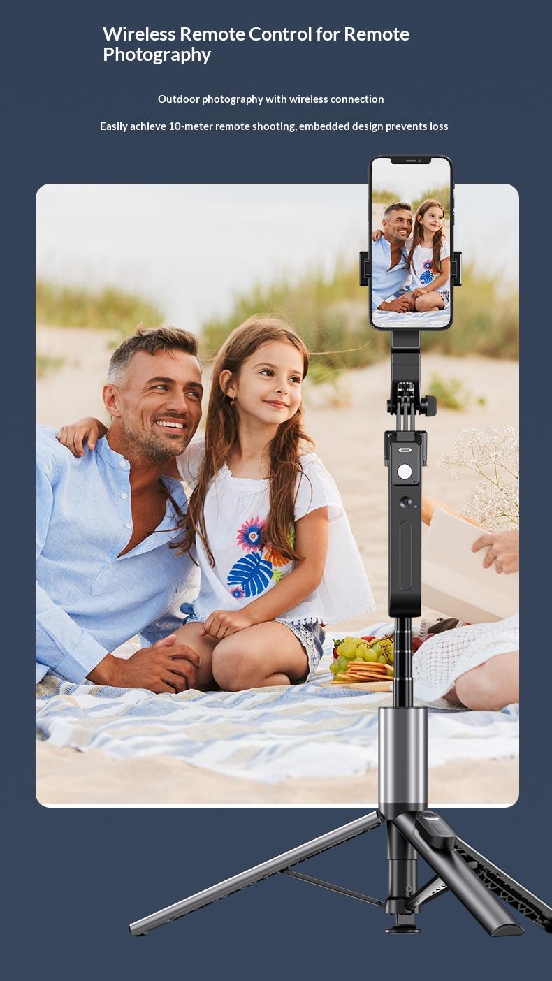 2026 New 360° Rotatable Selfie Stick Tripod,74.8 inches,  Smart Face Tracking , Auto Face Tracking ,Rechargeable remoter Phone Holder for Vlog, Live Streaming, Smartphone Camera Accessoriesfor iPhone 17/16/15/14/13/Android/Camera/GoPro, Valentine's Day