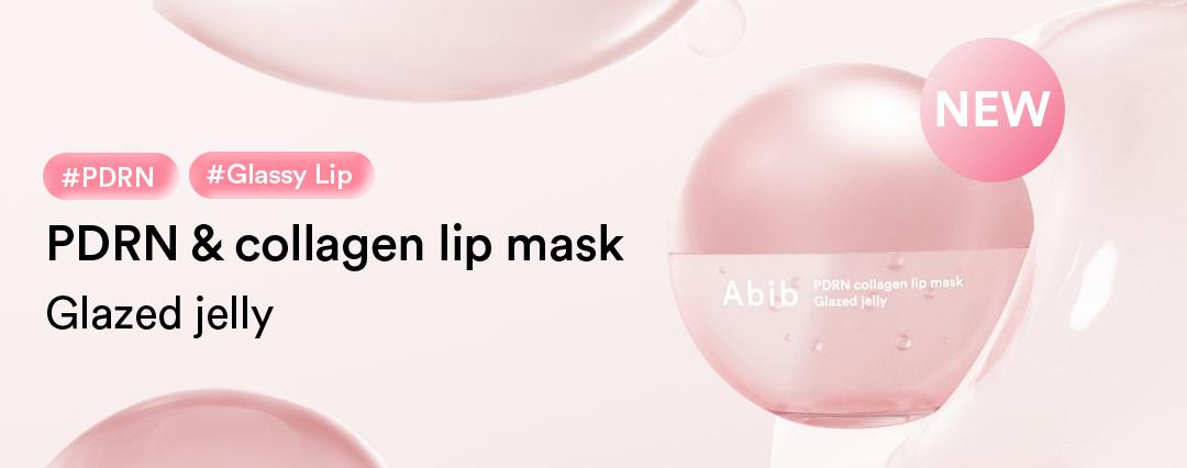 [Abib official] Abib PDRN Collagen Lip mask Glazed Jelly｜Nourish, Hydrate, Shea Butter, Revitalize for your Flaky and Dry Lips, Comfort, Lipbalm
