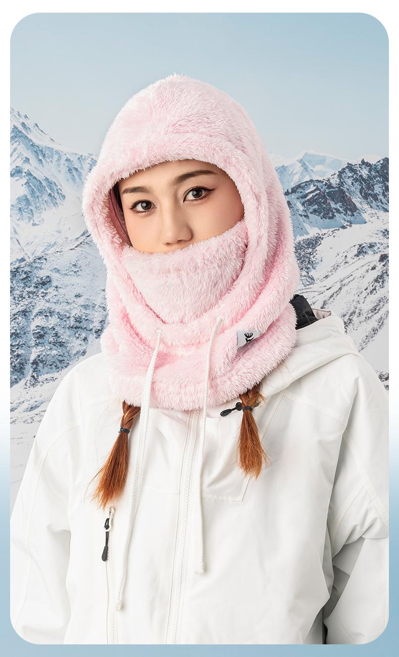 Qunature Ski Mask with Adjustable Ventilation and Detachable Liner for Winter Sports