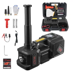 TANLOOK Electric Car Jack Kit with Hydraulic Lift 5-Ton, Tire Inflator Heavy-Duty 12V Floor Jack for Sedans,SUVs,MPVs & Trucks.Ideal for Tire Changes & Garage Repairs