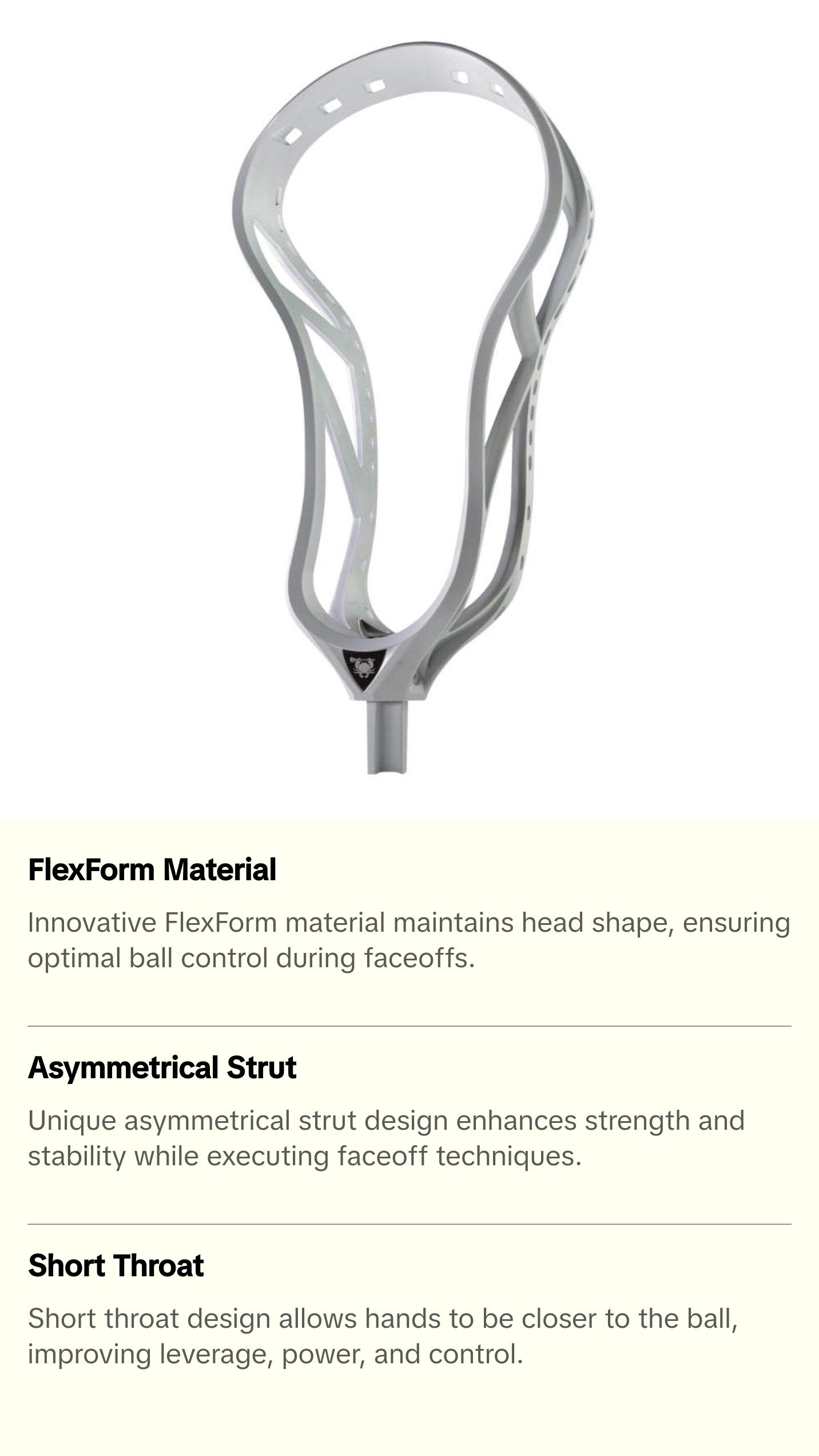 ECD Weapon X Faceoff Lacrosse Head Unstrung