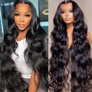 13x6 Lace Front Wigs Human Hair 180 Density Body Wave HD Lace Front Wigs Human Hair Pre Plucked Real 13x6 Frontal Glueless Wig Human Hair for Women with Baby Hair summerwins