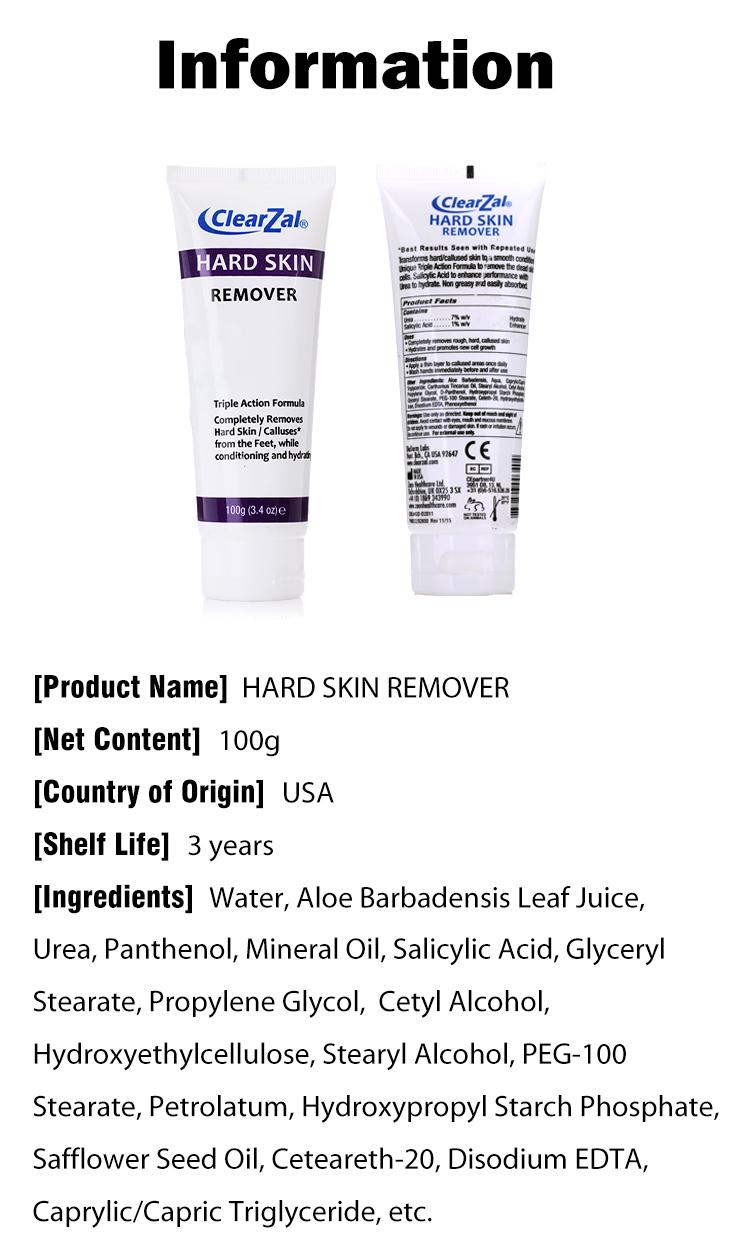 Clearzal  Dry Cracked Feet Repair UltraHydrating Hand and Foot Cream Crusty Moisturizer, 3.5 oz. Contains Urea, Salicylic Acid, for Dry, Chapped, Cracked Feet, Dead Skin Remover, For Thick, Cracked, Rough Skin , dead skin and dry skin cream