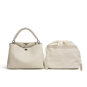 SADI new locomotive bag fashion bag large capacity messenger bag leather niche premium commuter handbag light luxury