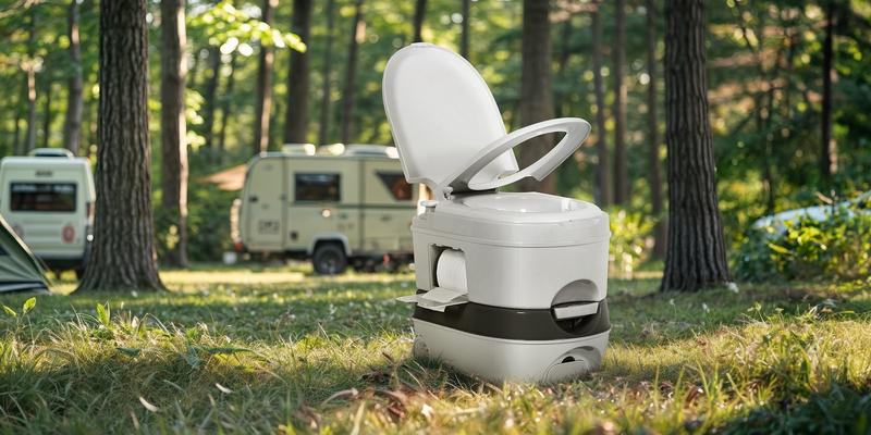 YITAMOTOR 6.34 Gallon Portable RV Toilet Camping Porta Potty with Paper Collection Handle Pump Leak-Proof for RV Travel Boat Trips Outdoors