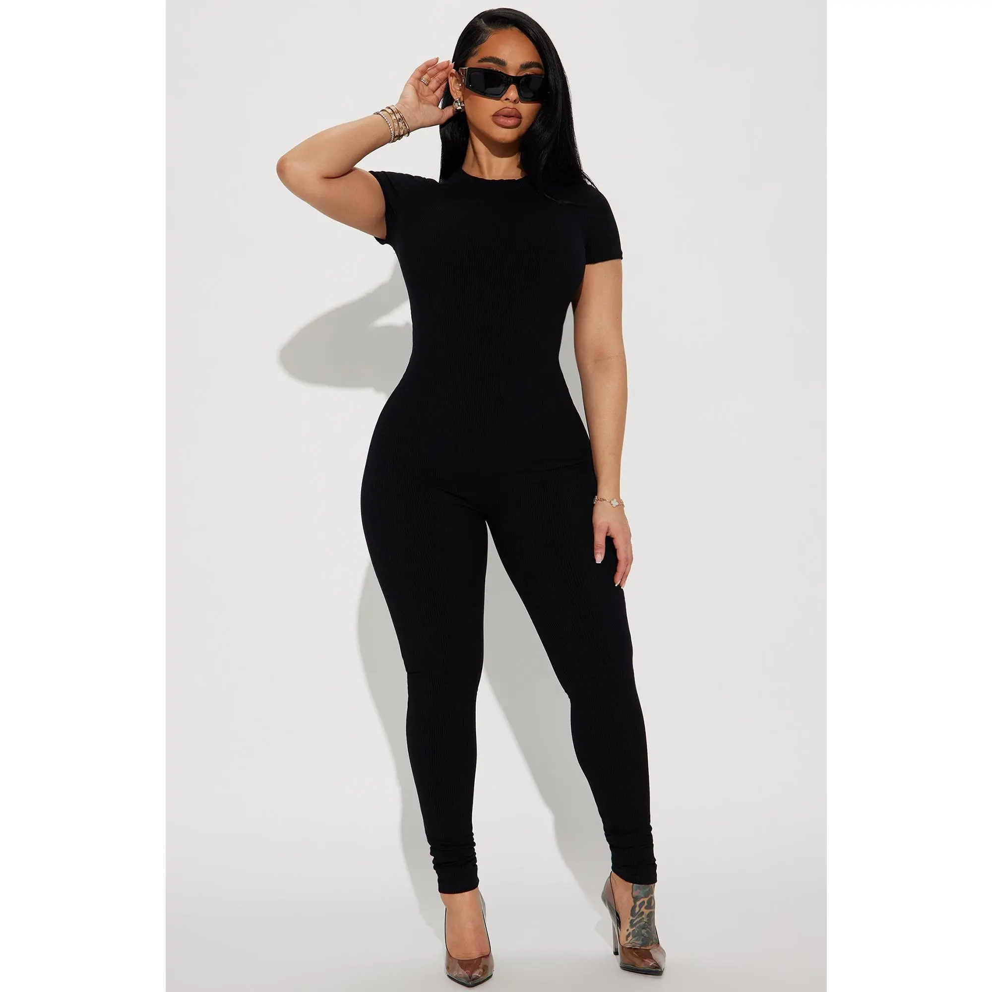 Malia Snatched Jumpsuit - Black
