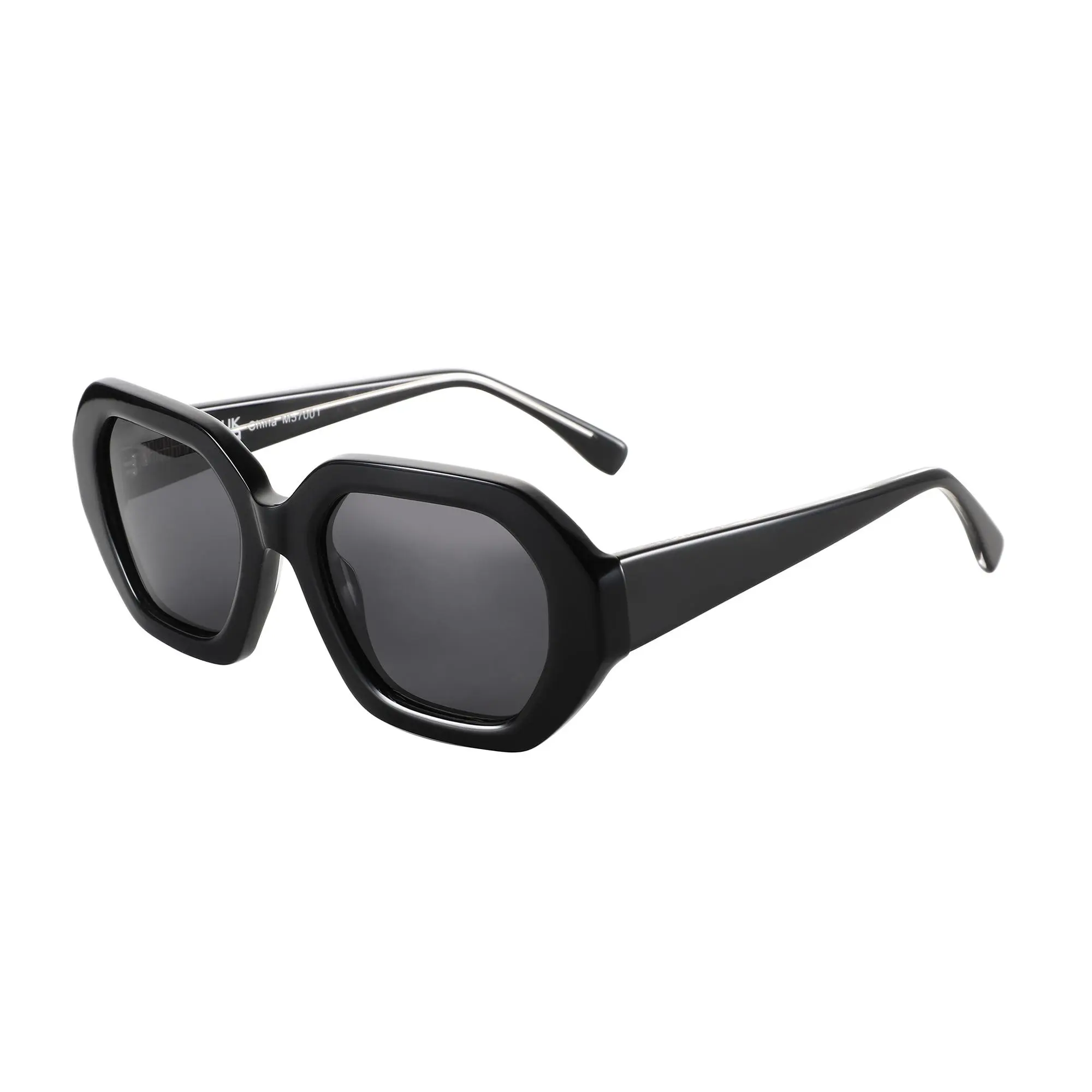 ZENOTTIC Retro Hexagon Sunglasses for Women, Fancy Animal Print Acetate Frame, Modern Stylish Accessories with Polarized UV400 Protection, Statement Frame Glasses, Full Rim, 38G, Durable, Uv400 Lenses, Female, Gift Packed, Outdoor Activities, Styling