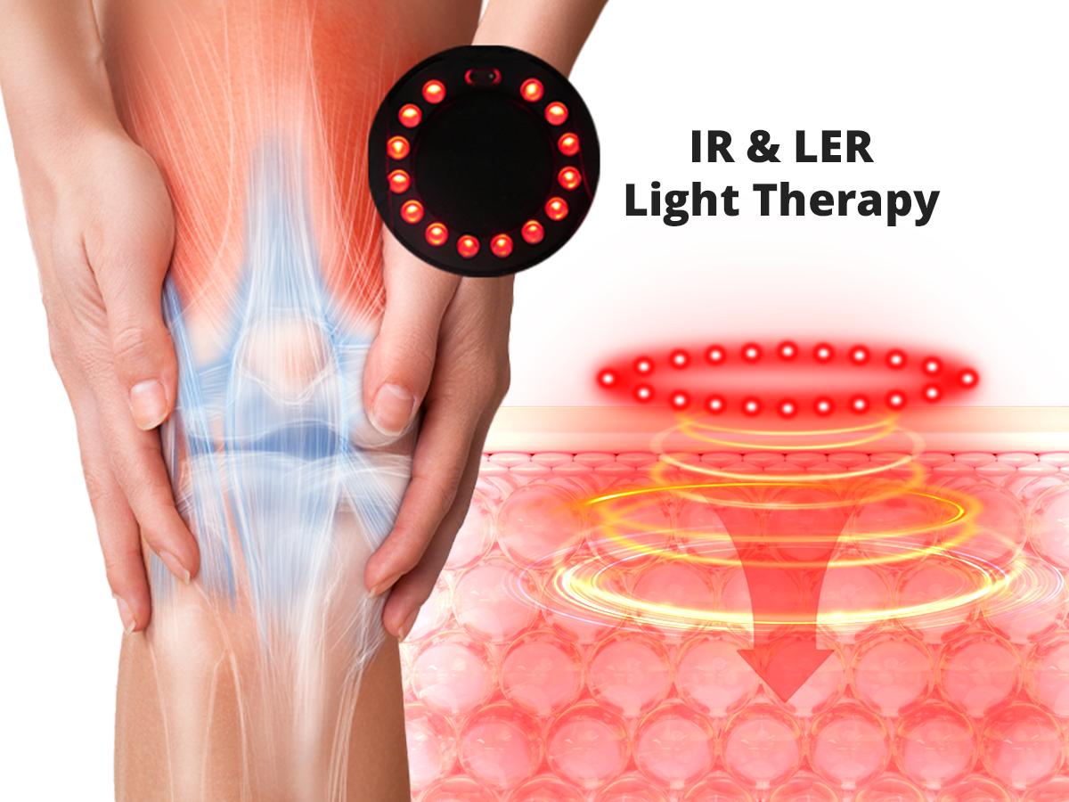 Medcursor Cordless 3-IN-1 Heated Knee Massager with LED Touch Screen 3 Vibration Modes & 3 Heating Levels Ergonomic Design for Comfortable Relaxation Ideal Mother's Day Gift for Parents Adjustable Settings