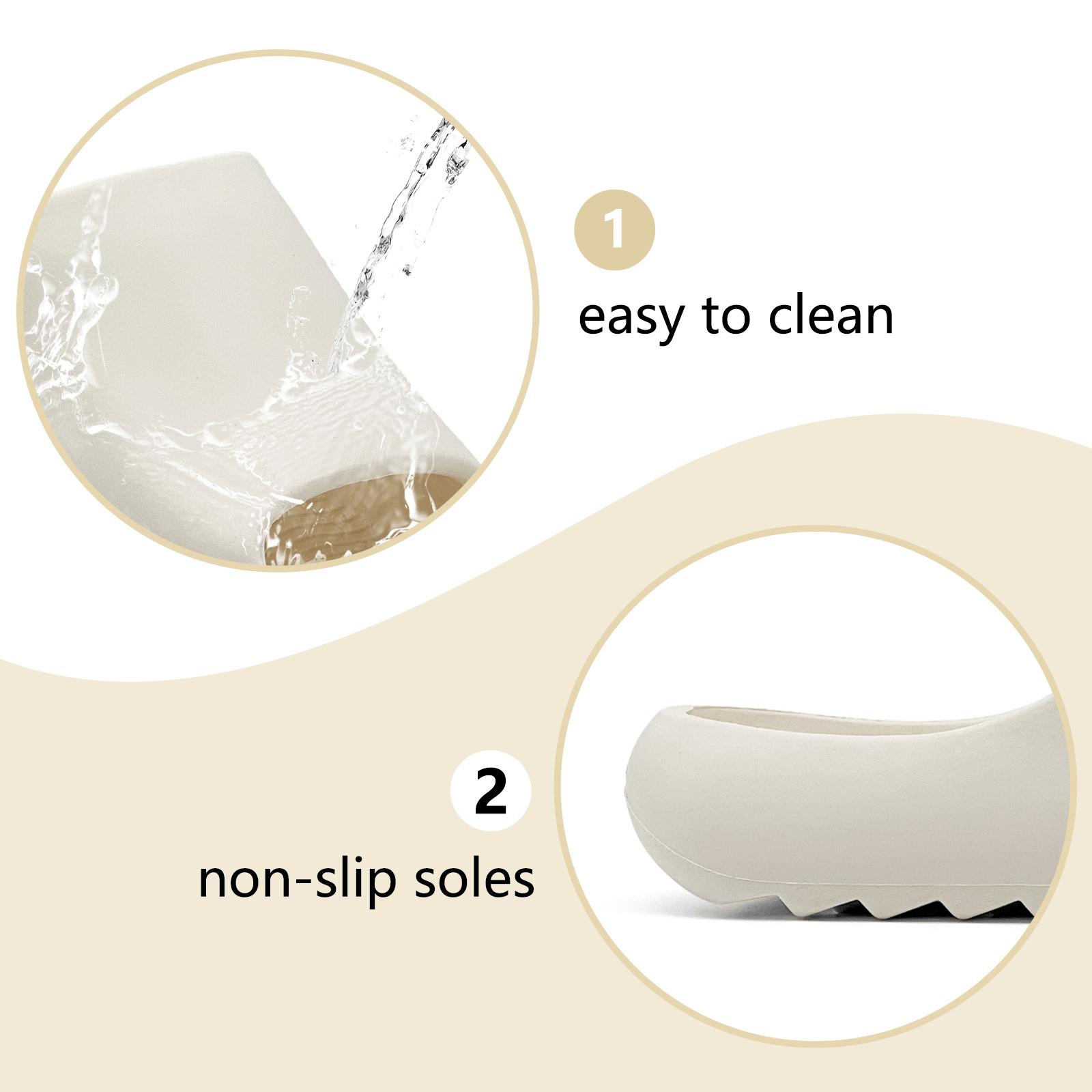 rosyclo Cloud Slides for Women Men - Ultra Soft Thick Sole Pillow Slippers, Non-Slip Lightweight Foam Slippers, Waterproof House Shoes for Shower & Beach rosyclo Cloud Slides for Women Men - Ultra Soft Thick Sole Pillow Slippers, Non-Slip Lightweight Foam Slippers, Waterproof House Shoes for Shower & Beach