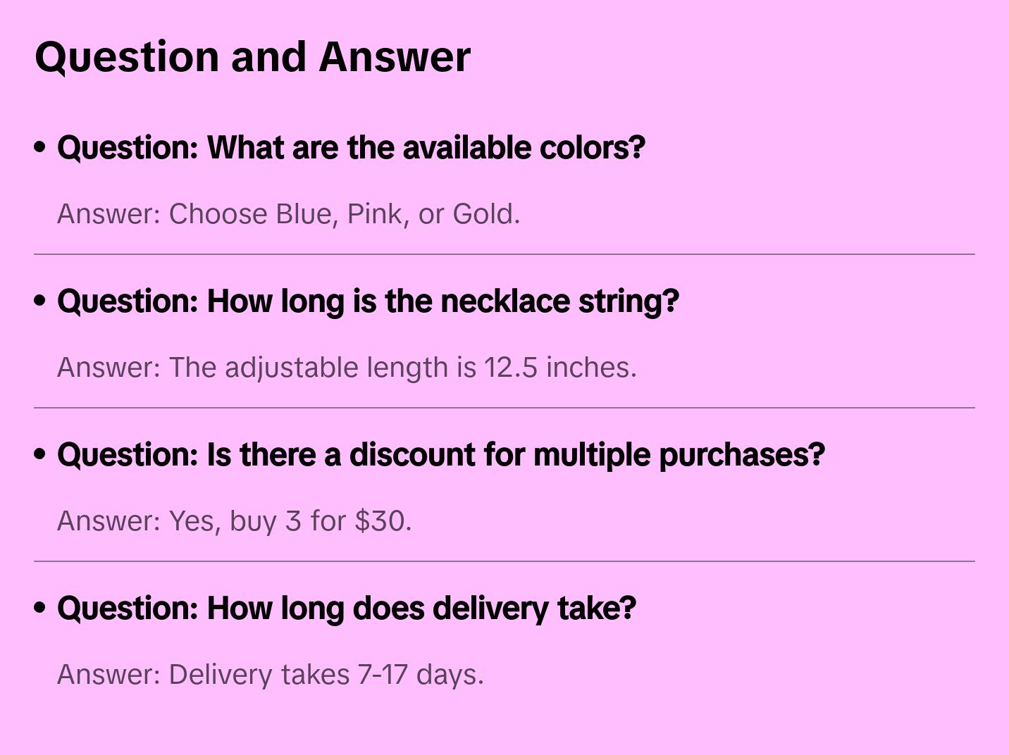 Resin Wood Pendant Necklace