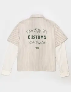LIRA Customs Mens Long Sleeve Button Up 2fer Work Shirt