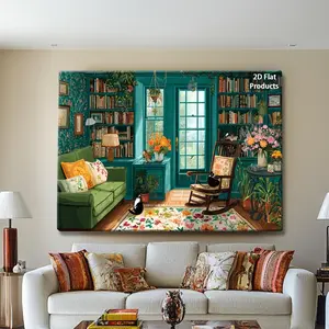 2D Flat Wooden Frame Painting |   Decorative Signs Christmas Picture Frame for Cozy Rooms with Teal Walls, Suitable for Living Room, Bedroom, Office, Kitchen, and Dining Room, Fall Winter Decor, Cheaproom Decor, Wall Decor, Pine Wood Frame	