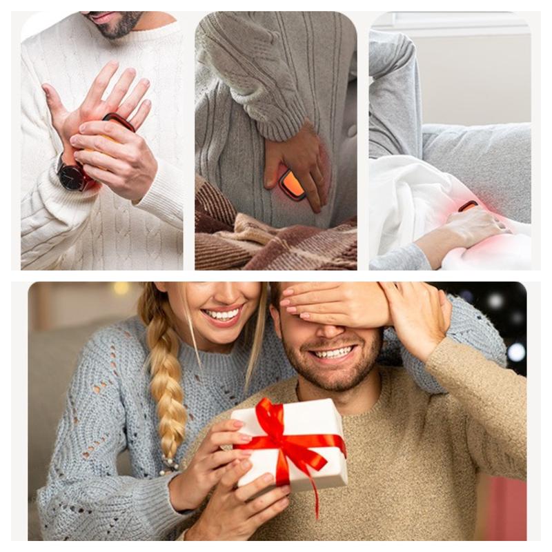 GAIATOP Automotive Turbo Design Hand Warmers for Men | 10400mAh, 13H Long-Lasting Warmth, 3s Fast Heat, 3 Modes Rechargeable for Him. Safety Certified