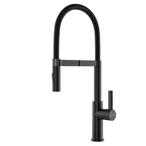 Bracci USA US-B01036S-B Pull Out Kitchen Faucet With Built In Filter
