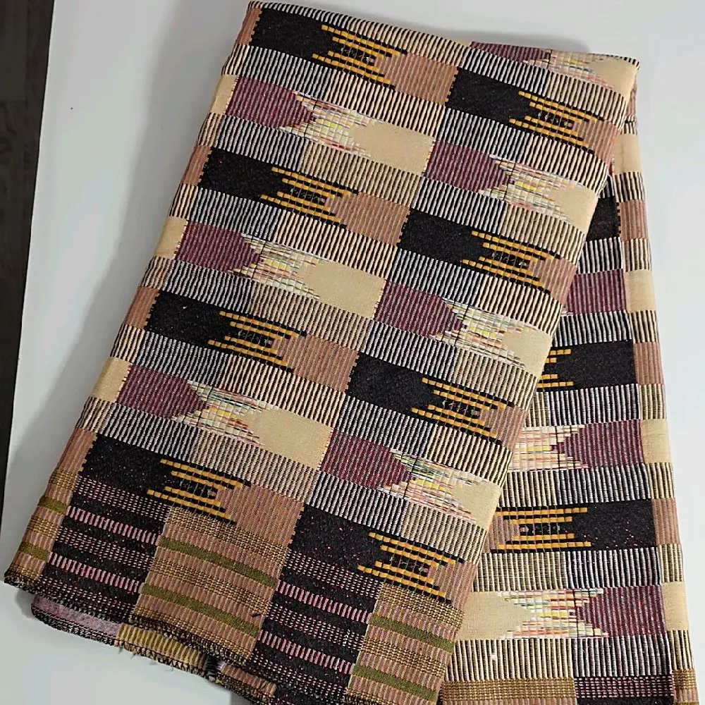 Handwoven Akwete Fabric, Traditional Nigerian Textile for Clothing, Home Decor