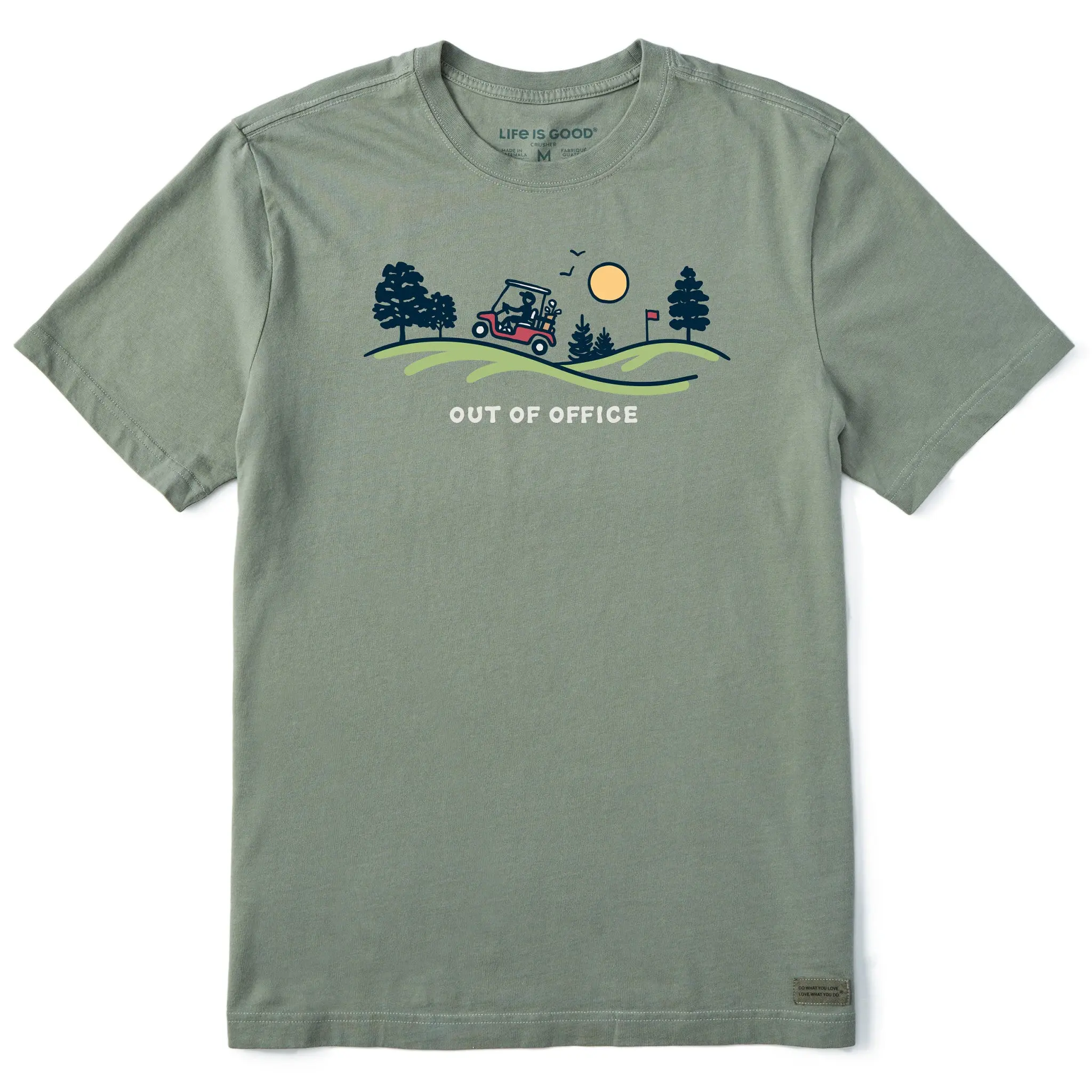 Men's Golf Cart Vista Out of Office Short Sleeve Crusher Tee