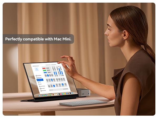 EHOMEWEI Q3 Touchscreen extra Portable Monitor with Stylus Pen, 2.5K 60Hz 16'' 2560 * 1600, 400 Nit HDR, FreeSync, Eye Care, Laptop/PC/MAC/Phone/Switch2/XBox/PS5