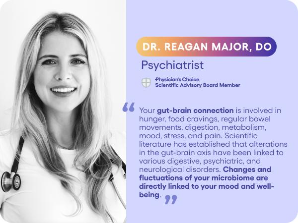 Physician’s Choice Mood Support Probiotic - Healthy Stress Response, Balanced Mood & Digestive Health Support with Ashwagandha & Prebiotics