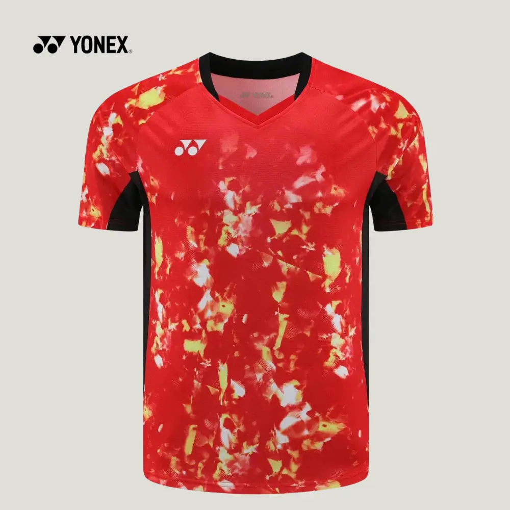 Yonex Men's Crew Neck Shirt 10506 (Clear Red)
