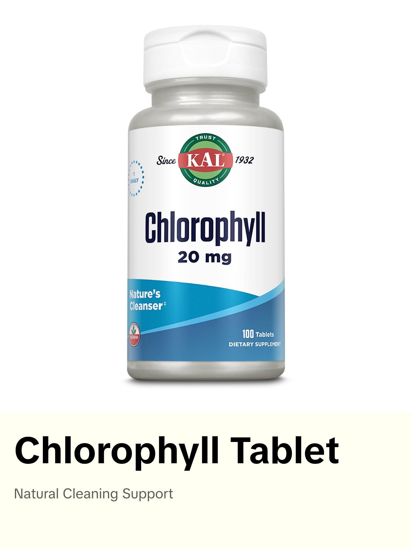 Chlorophyll Tablets