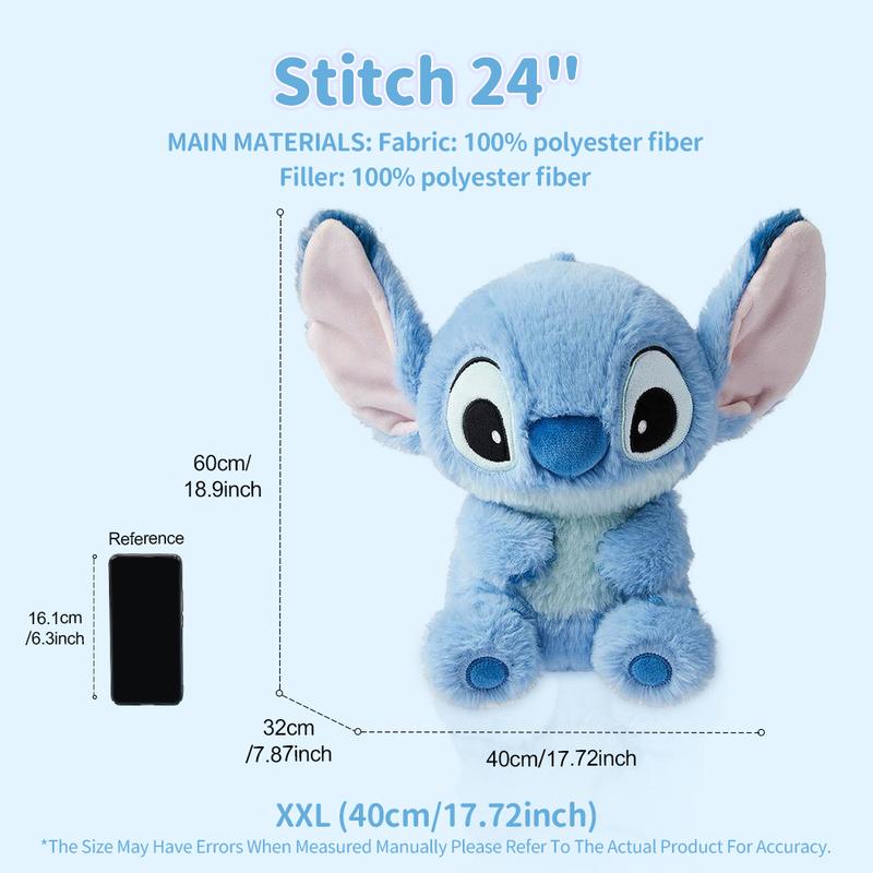 【Holiday Gift】Disney Stitch Basic Style Sitting Plush Doll - Soft Cuddly Stuffed Toy, Adorable Home Decor & Sweet Gift for Her| Shopping Bag , Holiday & Holiday Haul 【Holiday Gift】Disney Stitch Basic Style Sitting Plush Doll - Soft Cuddly Stuffed Toy, Adorable Home Decor & Sweet Gift for Her| Shopping Bag , Holiday & Holiday Haul