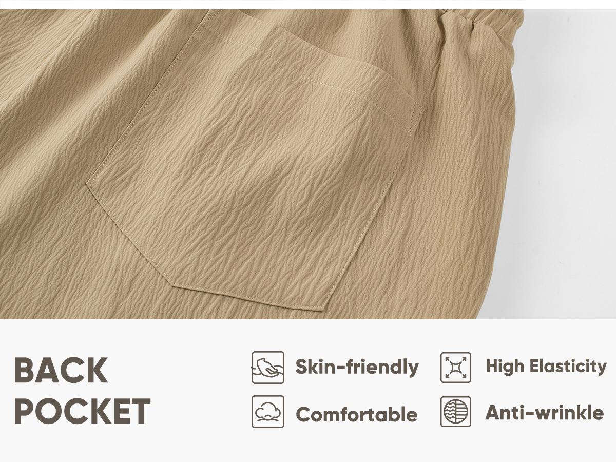 JMIERR Mens 2 Piece Short Sets Short Sleeve Shirts and Shorts Summer Beach Vacation Texture Outfits