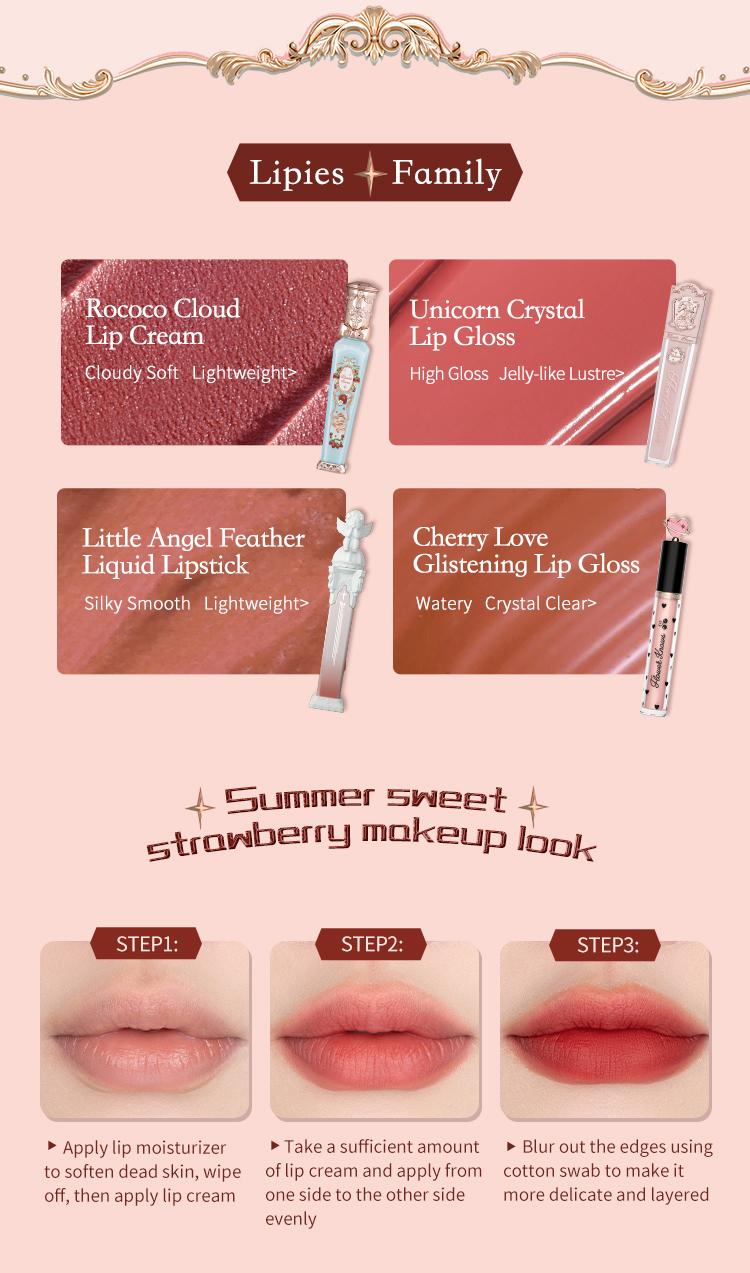 Flower Knows Strawberry Rococo Collection Cloud Lip Cream, matte finish, long lasting, lipstick, lightweight, dealsforyoudays Flower Knows Strawberry Rococo Collection Cloud Lip Cream, matte finish, long lasting, lipstick, lightweight, dealsforyoudays