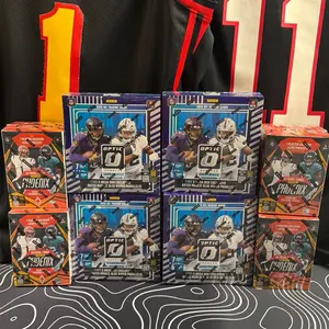 8 Box Break- 4x 2025 Donruss Optic Football Mega Boxes + 4x 2025 Phoenix Football Blasters PYT Break