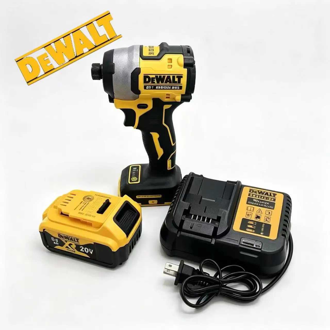 DeWALT 850 20V Brushless Impact Driver with Hex Screwdriver Bits, High Torque Cordless Drill for Auto Repair & Garage Bolt Removal oscillating tool