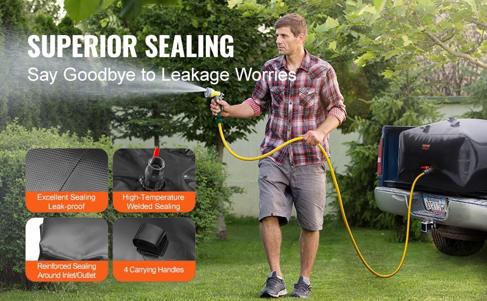 VEVOR Water Storage Bladder, TikTokShopBlackFriday, Max. 1000L/264 Gallon RV Water Tank, 1000D PVC Collapsible Water Storage Containers, Large Capacity Soft Water Bag, Portable Water Bladder, Fire Prevention, Camping VEVOR Water Storage Bladder, TikTokShopBlackFriday, Max. 1000L/264 Gallon RV Water Tank, 1000D PVC Collapsible Water Storage Containers, Large Capacity Soft Water Bag, Portable Water Bladder, Fire Prevention, Camping