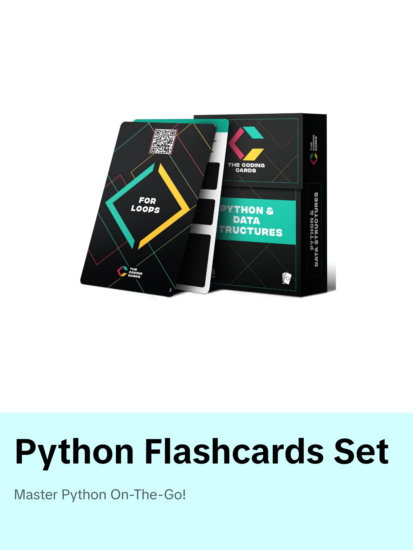 Python and Data Structure Flashcards