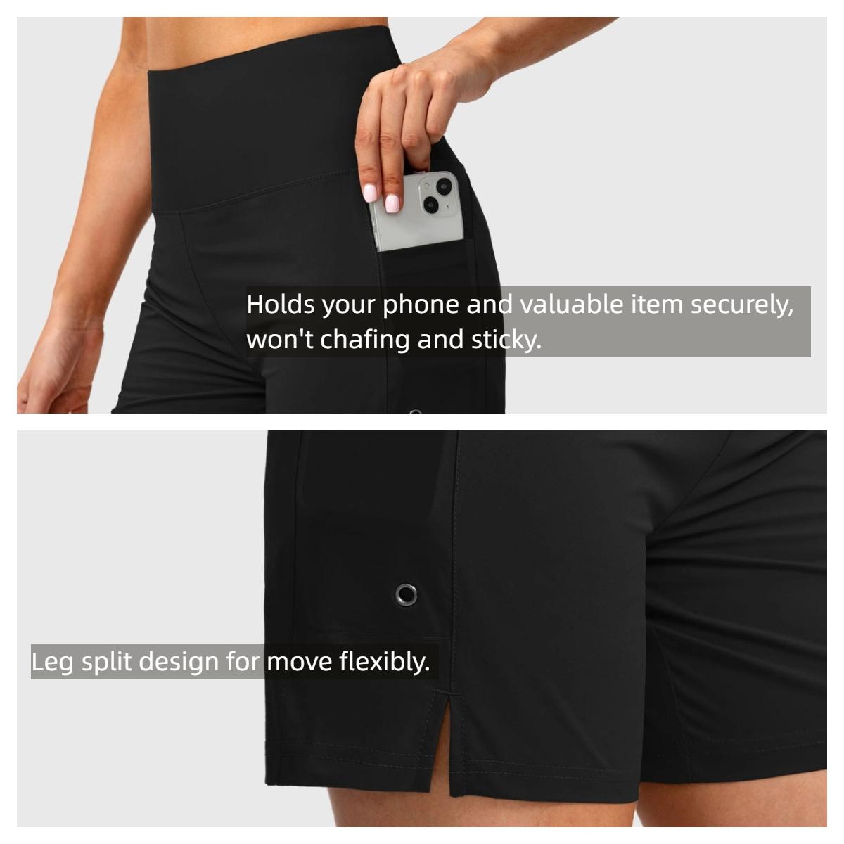 G Gradual Women's 5" High Waisted Swim Board Shorts with Phone Pockets UPF 50+ Quick Dry Beach Shorts for Women with Liner Versatile Breathable Swimming Trunks Activewear Swim Bottoms