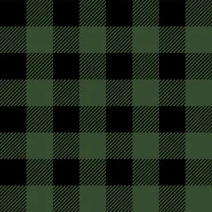 Hunter Green Buffalo Plaid Patterned Heat Transfer Vinyl (HTV)