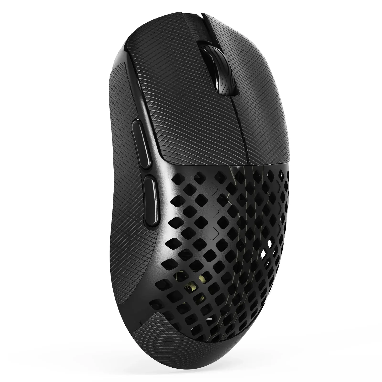 MAMBASNAKE M2 Carbon Fiber Wireless Gaming Mouse,PAW3395PRO 40K DPI Optical Sensor,41g Ultra Lightweight Ergonomic,Programmable Buttons BT/2.5Ghz/Wired Computer Mice for PC/Mac-Black&Griptape